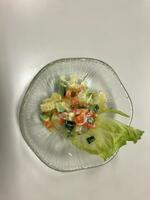 サラダの完成です