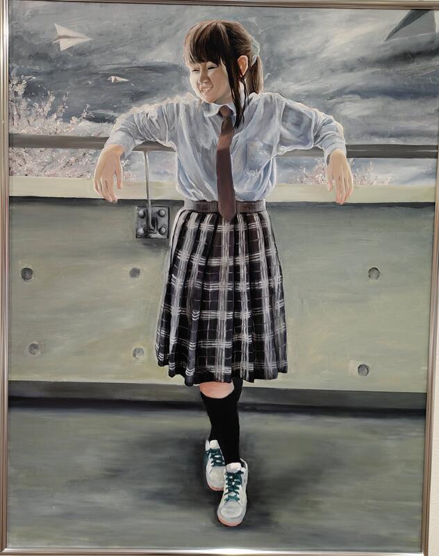 「花曇」　　　　 松本　明莉(2年)