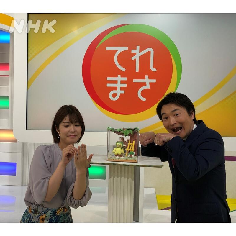 真ん中のオブジェが生徒が作ったものです。